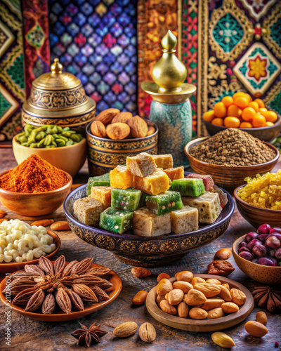 Table Filled With a Variety of Foods