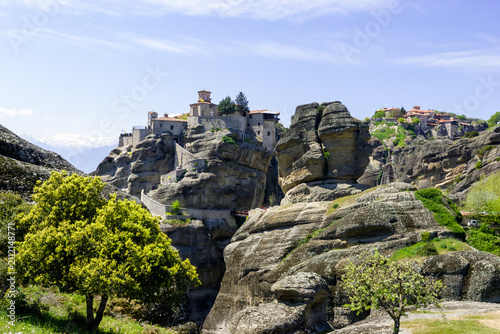 Photography The Holy Monastery of Great Meteoron, Meteora, Greece, on a sunny day