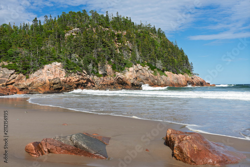 Foto Plage de Black brook cove, Cap Breton, Nouvelle Écosse, Canada