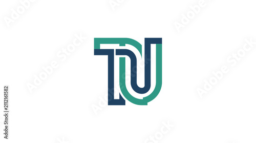 Bild auf Leinwand Stylized Letter Logo Design Element.
