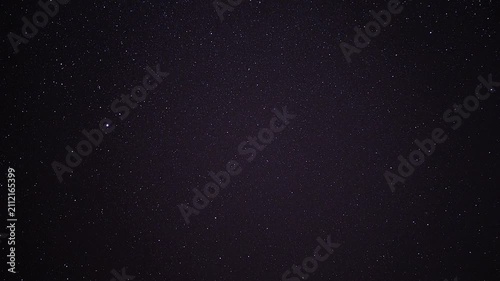 Timelapse of night sky