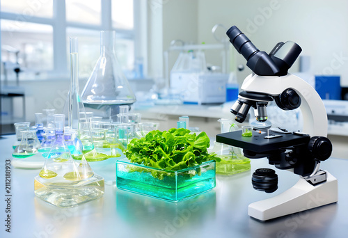 Microscope and laboratory g...