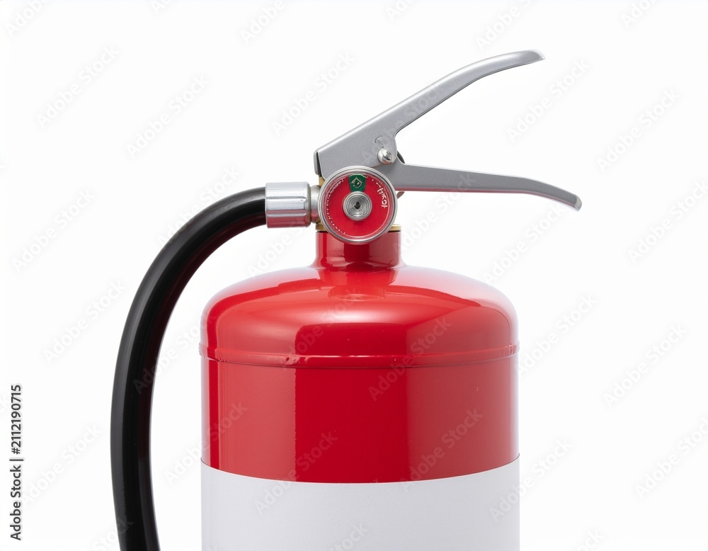 Obraz premium red fire extinguisher