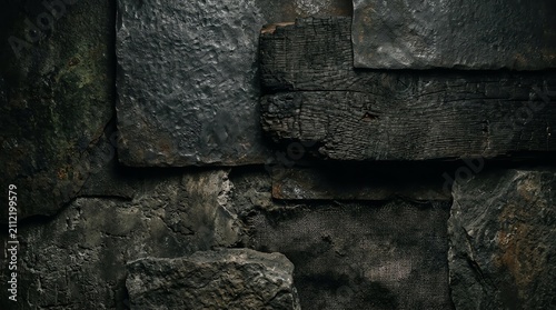 Dark stone wall background textures wallpaper
