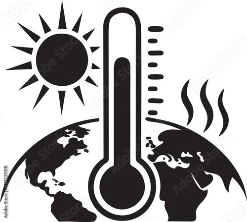 Foto Global Warming Icon