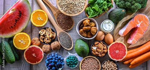 Food products recommended for menopause diet