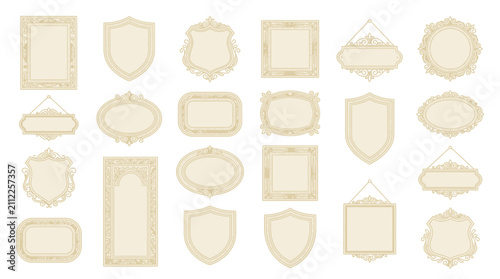 Decorative Vintage Frames and Borders - Ornate Ornamental Designs