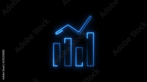   



File #:  1769621928
neon line business graph icon animation Neon business graph chart icon animation on isolated black background. Neon business growth idea animated