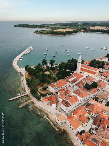 Novigrad Historic Old Town and Marina on the Adriatic Coast, Croatia