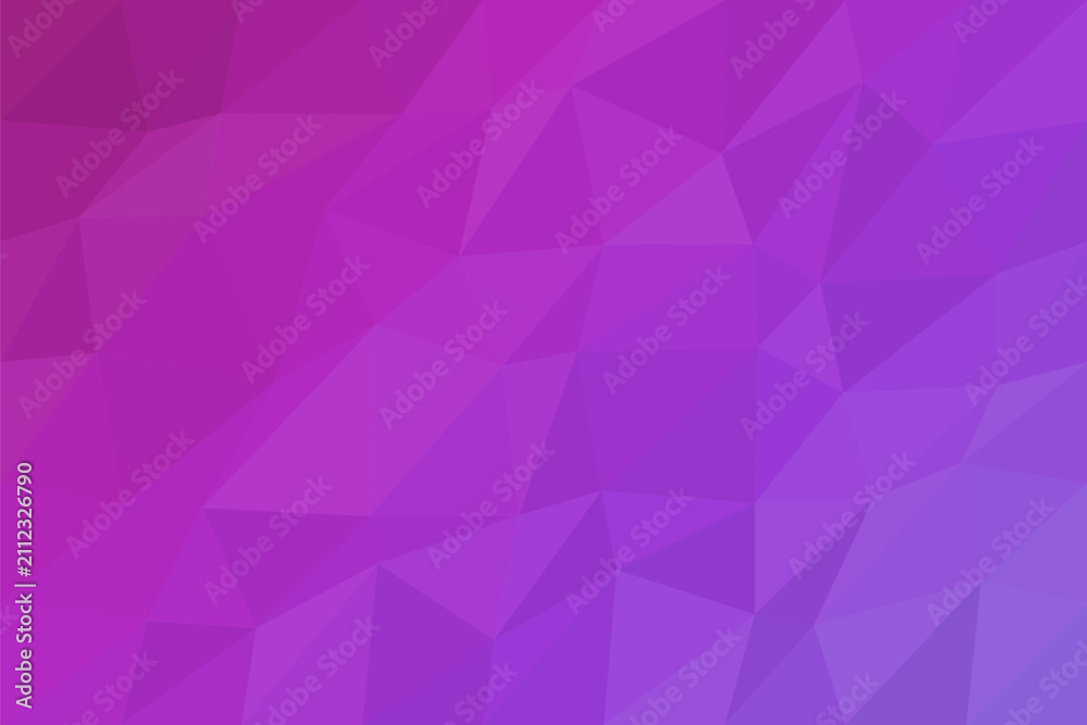 Obraz premium Abstract Geometric Polygonal Background with Pink and Purple Gradient, Low Poly Vector Illustration with Dotted Lines, Modern Digital Art Texture