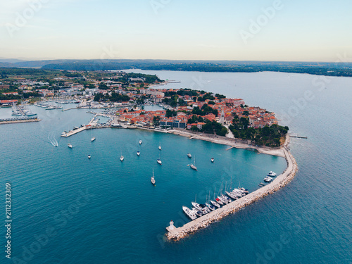 Novigrad Historic Old Town and Marina on the Adriatic Coast, Croatia