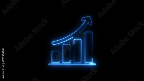   



File #:  1769621928
neon line business graph icon animation Neon business graph chart icon animation on isolated black background. Neon business growth idea animated