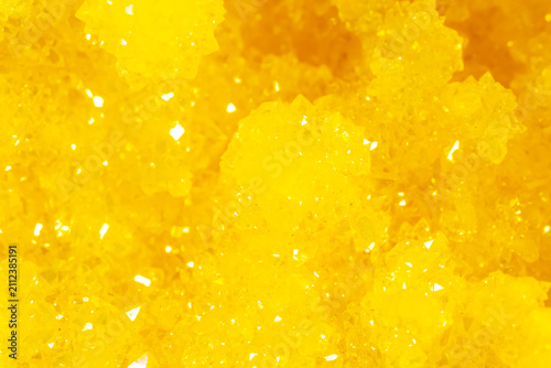 Konstfotografi Golden crystal mineral stone