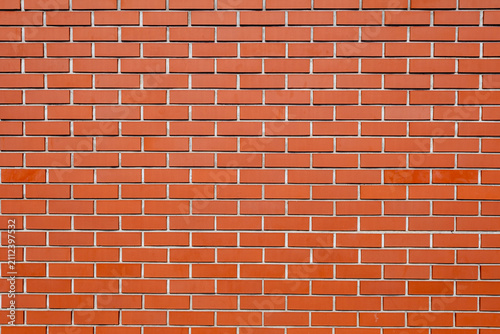 Red brick wall background texture
