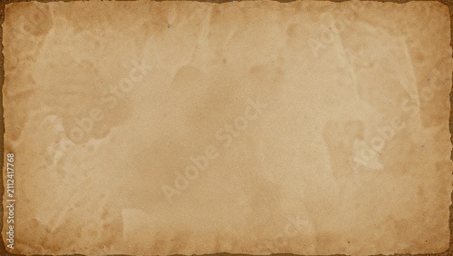 Aged paper or parchment background with a blank space.
