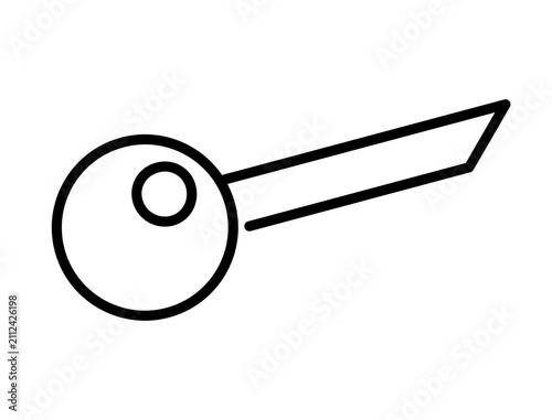 Key opening line icon