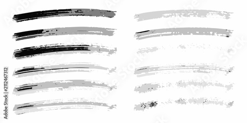 Foto grunge tire track brush strokes on white background effect markings skid lines b