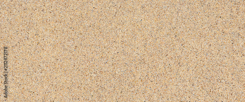 Cuadro en lienzo Close up texture of fine dry sand surface and golden sand texture background