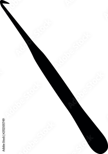 Crochet hook icon sign. Hook signs and symbols.