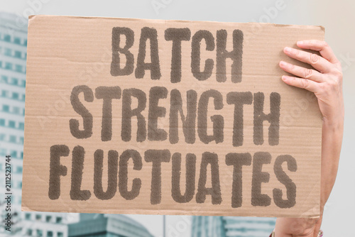 Fotografie "Batch Strength Fluctuates" The potency of different brews varies significantly