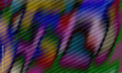 Abstract background featuring vibrant diagonal lines and a colorful distorted pattern with a modern digital art aesthetic style