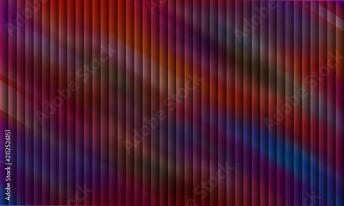 Abstract background featuring vertical lines with a vibrant blend of red purple and blue color gradients
