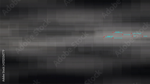 Картината върху платно Analog tracking artifacts murky glitch texture background