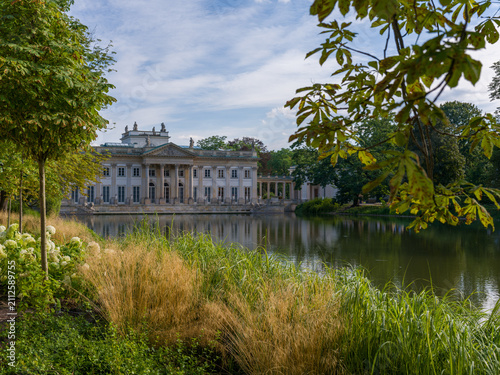 Palace on the Water in the Royal Lazienki Park in Warsaw