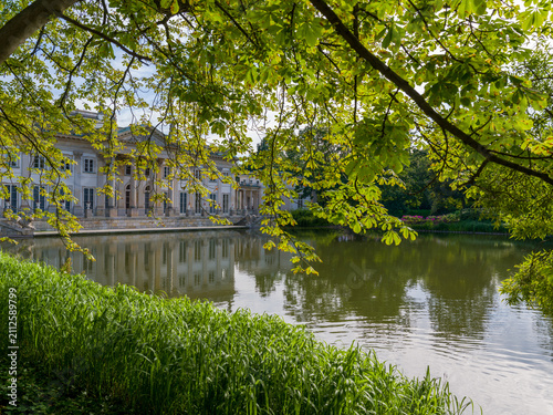 Palace on the Water in the Royal Lazienki Park in Warsaw