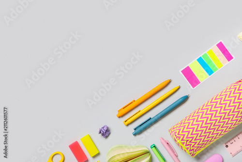Colorful school and office ...