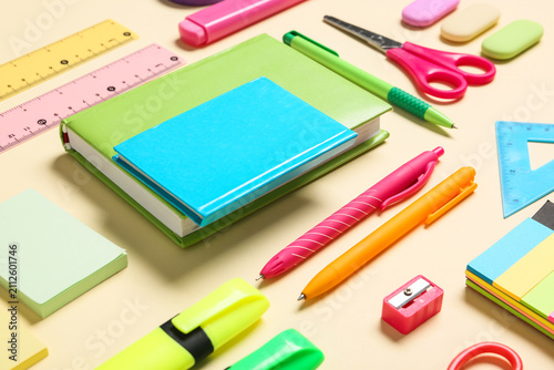Colorful school and office ...