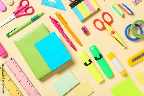Colorful school and office ...