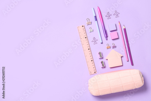 School supplies and station...
