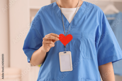 Medical professional in blu...