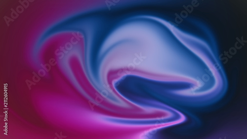 Foto Vibrant abstract swirl of liquid colors, blending magenta, blue, and purple into