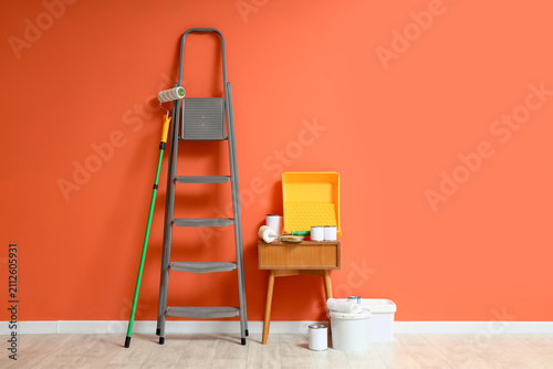 Home renovation with painti...