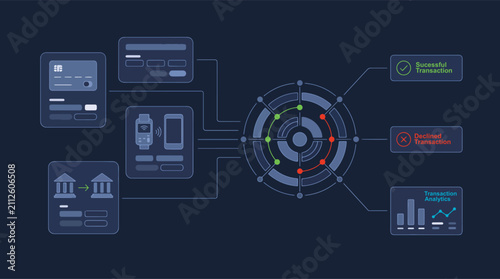 Fintech Payment Gateway and Automated Fraud Detection System Infographic