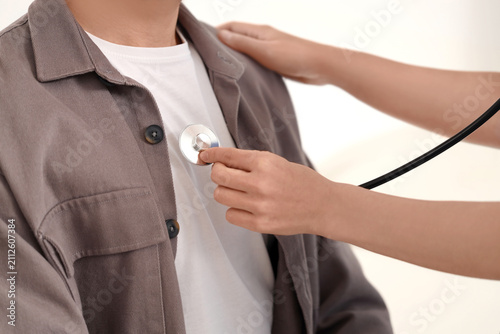 Female doctor with stethosc...