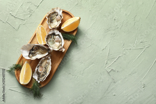 Wooden board with delicious...