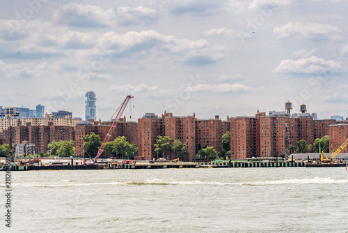 Quadro su tela Manhattan view from Williamsburg, Brooklyn