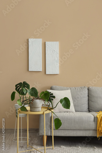 Interior of living room wit...