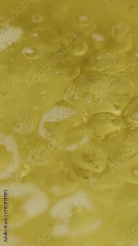 Bubbling Viscous Fluid Surface Macro Background