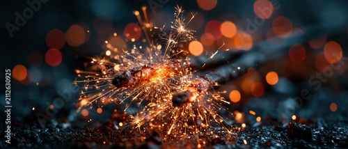 Sparkler Firework Close Up