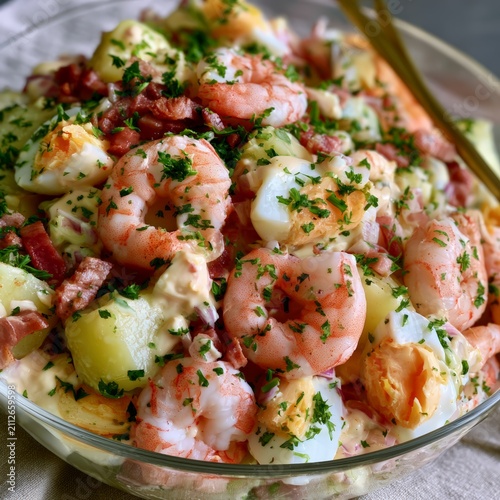 salad with shrimps