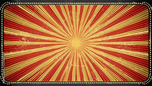 vintage circus sunburst with retro rays and grunge texture perfect for a summer fair poster design vintage circus sunburst