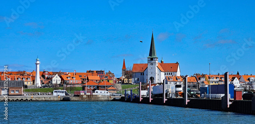 Wonderful views of the town of Rone on Bornholm, including panoramic shots and close-ups, taken on a beautiful day