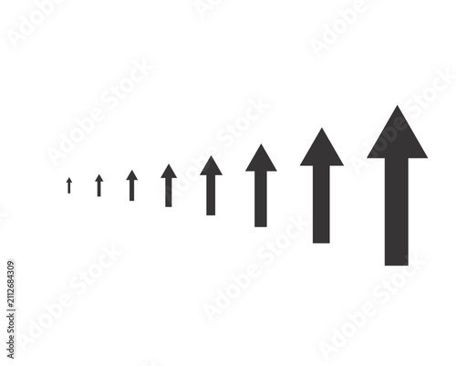 Editable Black Arrow Icons Vector Set with Eight Scalable Direction Symbols