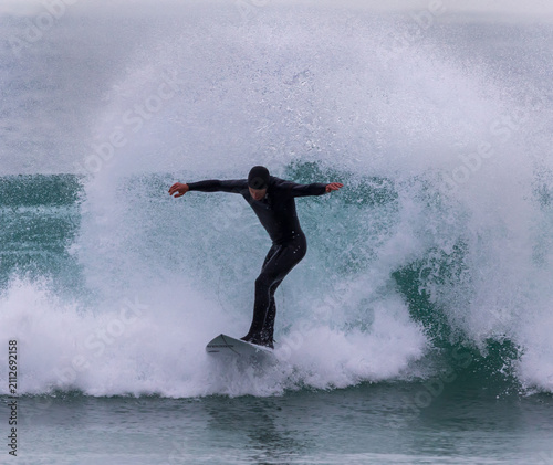 Cuadro en lienzo surfer in action