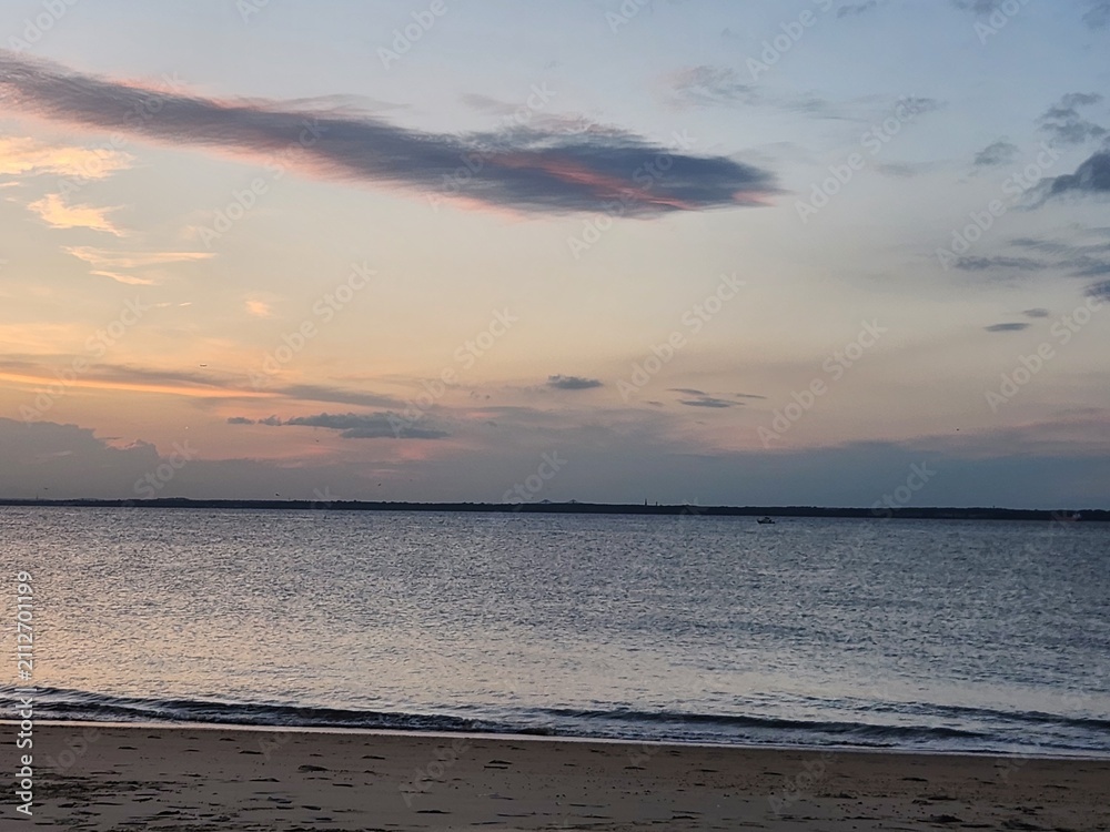 Obraz premium sunset on the beach