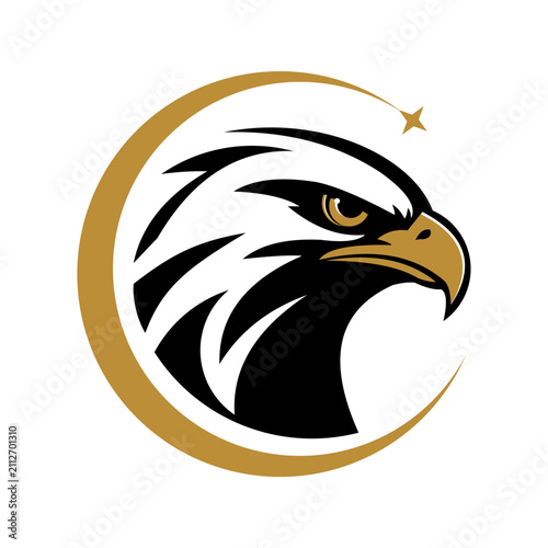 Eagle head logo template